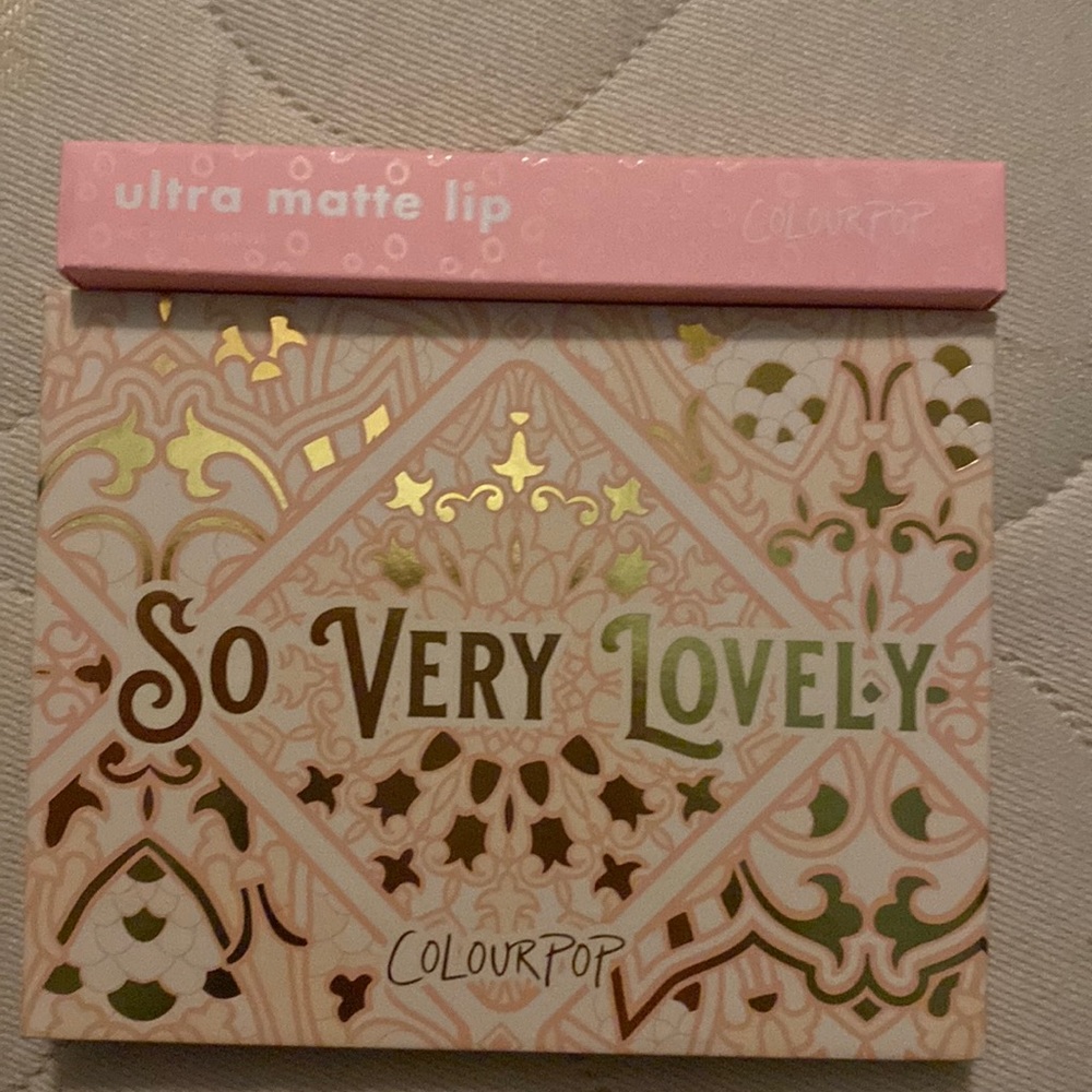 So Very Lovely Palette and Ultra Matte Lip: Midnight Snack